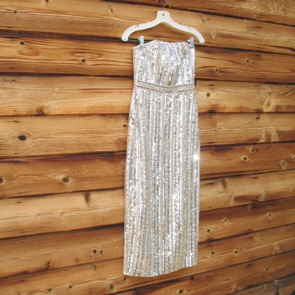 Mac Duggal 93831 Embellished Strapless Sheath Dress - Picture 8 of 16